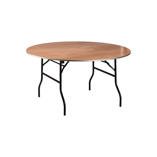Bankett Tisch rund BRAUN - Ø122*H76cm