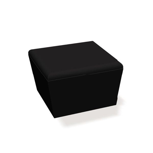 Conic Lounge Sitz ohne Lehne SCHWARZ/SCHWARZ - B70*T70*H45cm