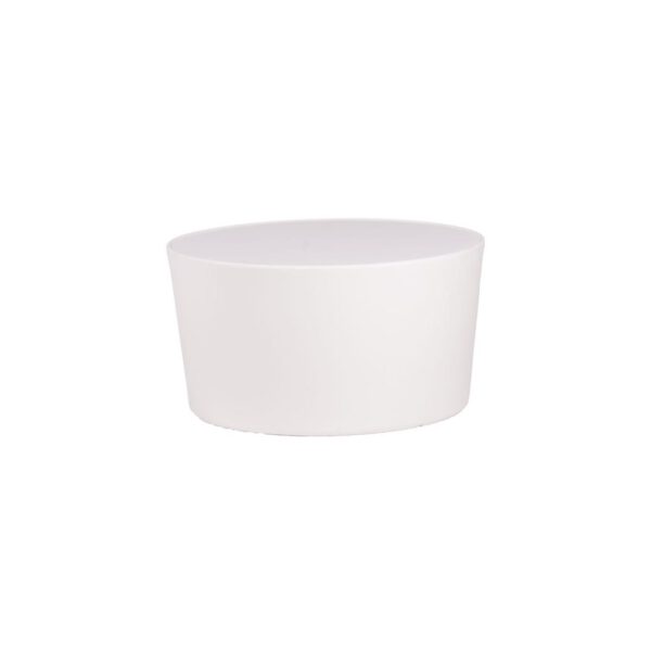 Beistelltisch Conic O Lounge WEISS - Ø75*H40cm