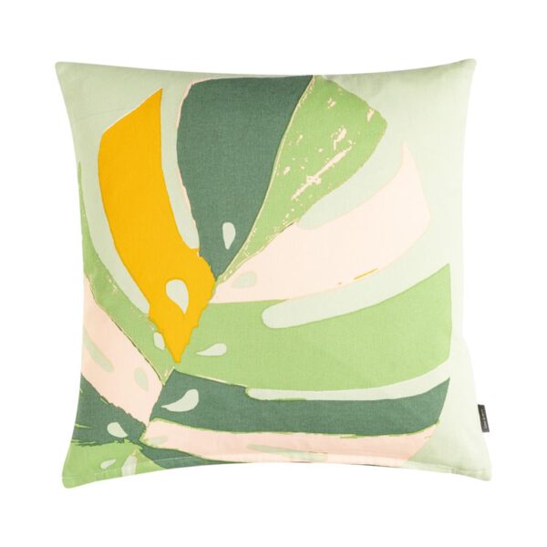 Kissen Monstera GRÜN/SOMMER - 45x45cm