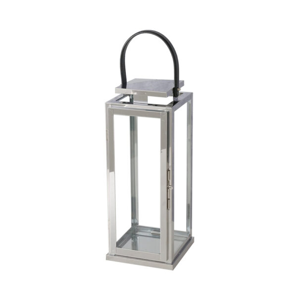 Laterne Lindo Edelstahl/Glas - B15*T14*H38cm