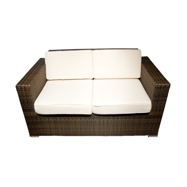 Lounge Sofa Silvia 2-Sitzer BRAUN - B140*T80*H76cm