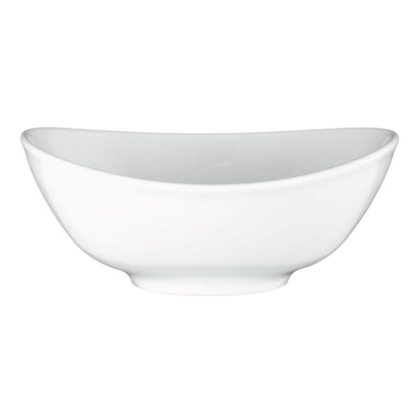 Schale WEISS - oval 16cm