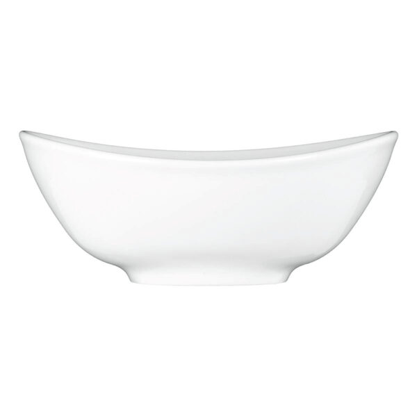 Schale WEISS - oval 16cm – Bild 4