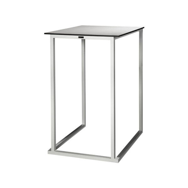 Stehtisch Kubo Smart WEISS - OUTDOOR - B70cm*T70cm*H110cm
