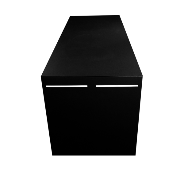 Tisch Titan SCHWARZ - B180*T70*H76cm – Bild 3