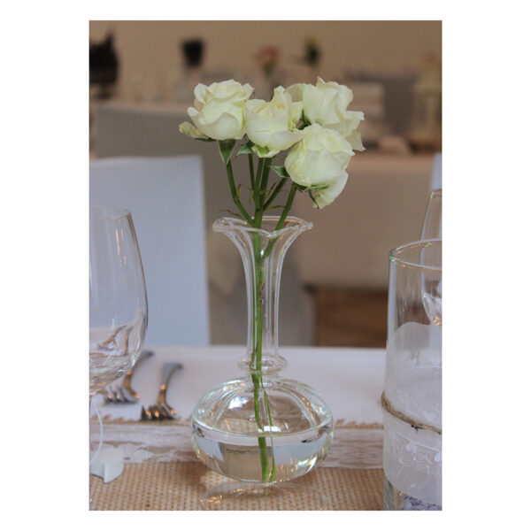 Vase Glas Chique KLAR - B9cm*T9cm*H13cm