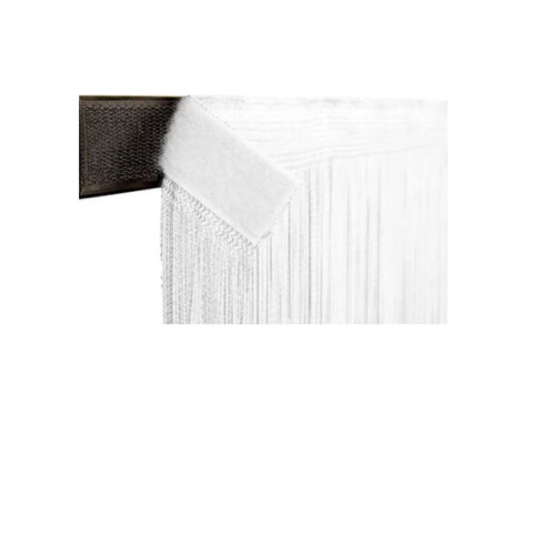 Wentex Pipes & Drapes Fadenvorhang - 3x3m - WEISS – Bild 3