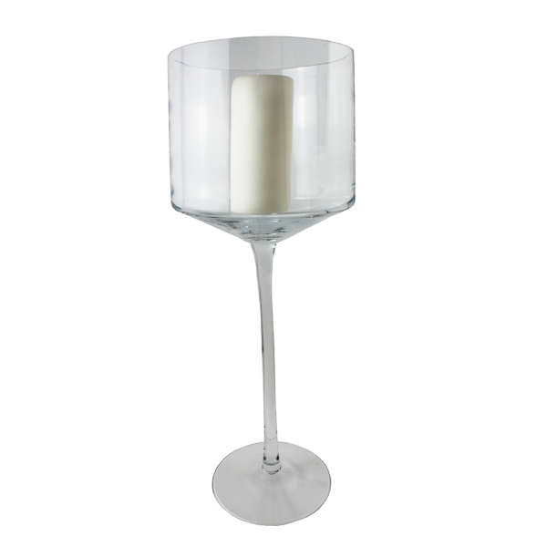 Windlicht Glas - Faro groß KLAR - Ø24*h65cm – Bild 3