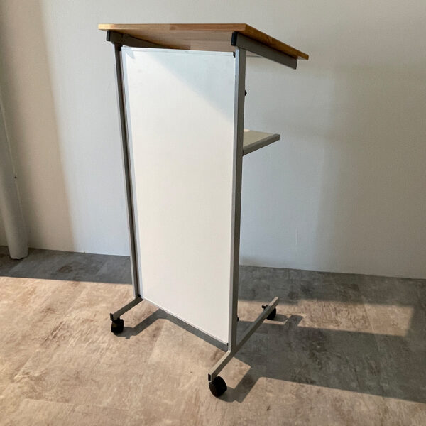 Rednerpult Carto mit grauer Front - benutzbare Front-Fläche 48x103cm (BxH) – Bild 4