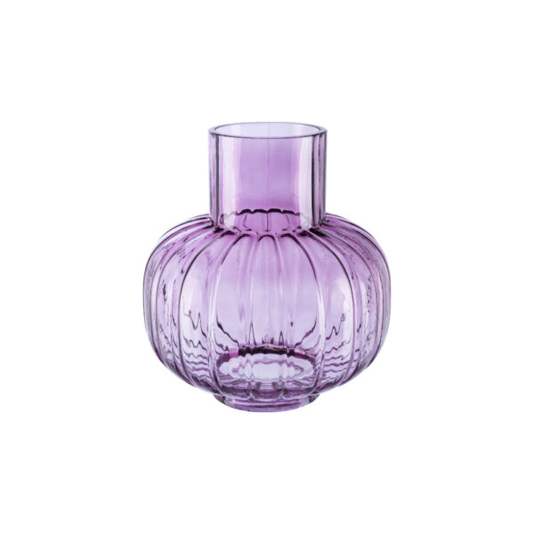 Glas Vase Paula FLIEDER - B20cm*T18cm*H18cm