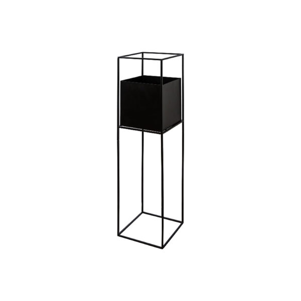 Pflanzrack Upside Down Metall SCHWARZ - B25cm*T25cm*H100cm