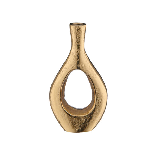 Vase mini Aluminium GOLD- B8,5cm*T3,5cm*H15,5cm
