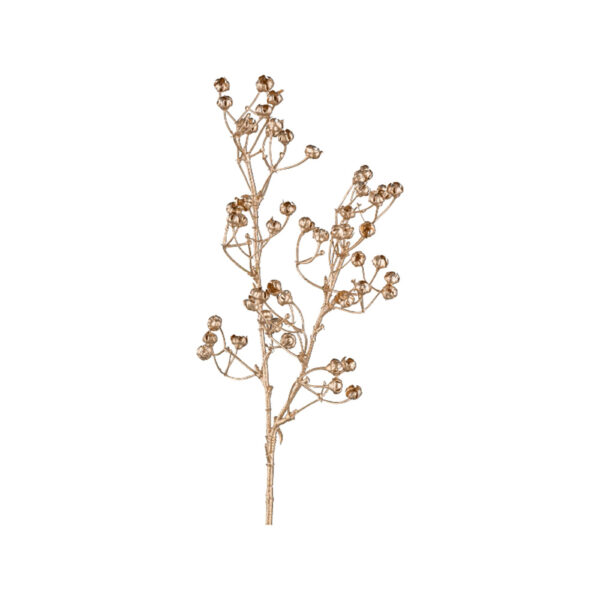 Zweig Leinsamen GOLD - 37cm
